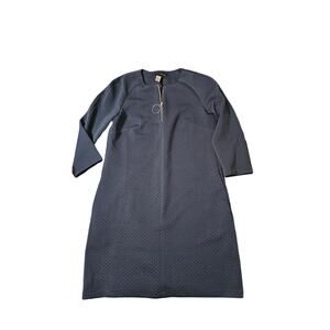 Donna Morgan Blue " knit"‎ knee high size 10 dress  with pockets